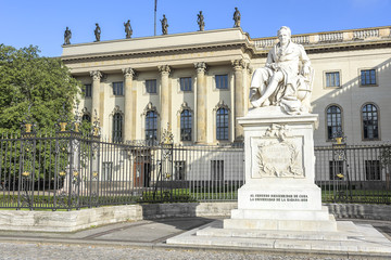 Memorial to Alexander von Humboldt. - obrazy, fototapety, plakaty