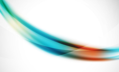 Colorful wave line, abstract background with light and shadow