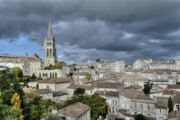 Obraz premium Saint-Émilion, vue de La tour du Roy