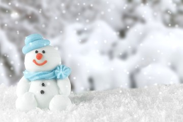 lustiger Schneemann