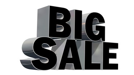 Big Sale - 3D Text