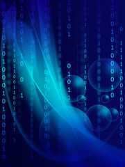 Blue Technology background