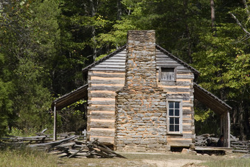 John Oliver Place at Cades Cove in the Great Smoky Mountains National Park