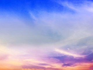 Obraz premium Colorful Sunset sky