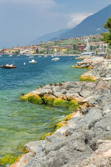 The shores of Lake Garda