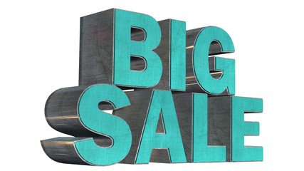 Big Sale - 3D Text