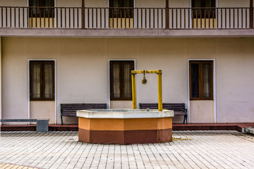 Shri Mangeshi temple (1890) in Priol, Ponda taluk, Goa, India.