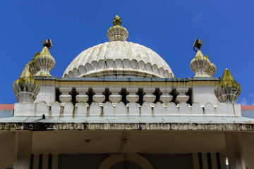 Shri Mangeshi temple (1890) in Priol, Ponda taluk, Goa, India.