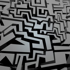 abstract maze