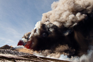 Volcano Etna Eruption - 12 April 2012