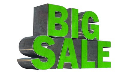 Big Sale - 3D Text