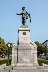 Fototapeta na wymiar Brockville War Memorial Ontario Canada