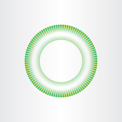 abstract green circle vector background element design