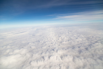 Fototapeta na wymiar clouds. view from the airplane