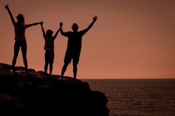 cheerful family