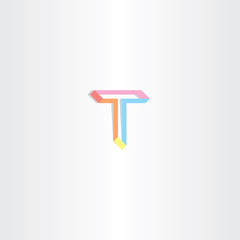 letter t vector t icon