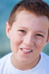 Obraz premium red boy