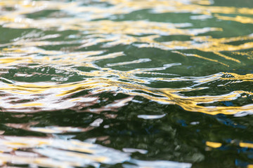 abstract surface of the water