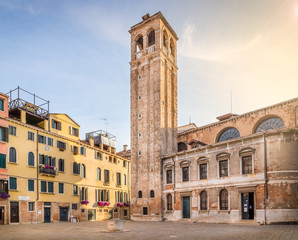 Obraz premium Campo San Silvestro, Venice