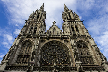 Facciata della Chiesa di San Pietro e San Paolo, Ostenda, Belgio