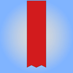 Red ribbon banner
