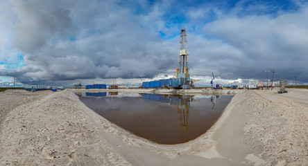 oil and gas production in nature - 93219423
