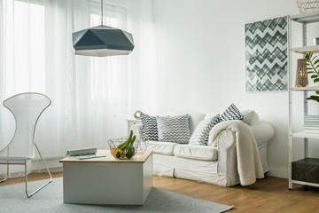 White living room idea