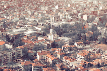 Obraz premium City view with mountains