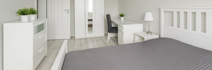 Voguish bedroom for young people