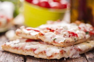 Flatbread pizza 