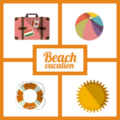 Naklejka premium Summer design 