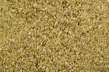 Full frame take of hierba mate