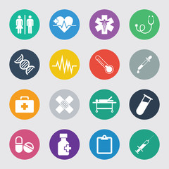 Medical icons set