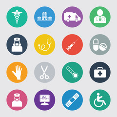 Medical icons set
