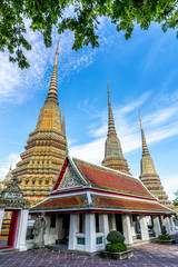 Fototapeta premium Wat pho is the beautiful temple in Bangkok, Thailand.