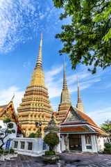 Fototapeta premium Wat pho is the beautiful temple in Bangkok, Thailand.