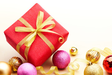 Christmas Gift and Baubles