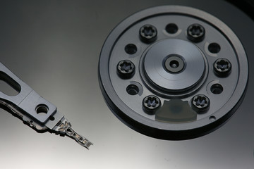 computer hard drive inside