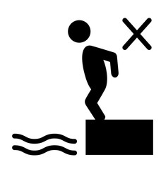 Swim water inflatable circle information flat people pictogram i