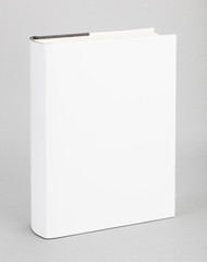Blank book white cover 6 x 8,5 in