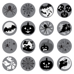 Halloween icon set