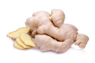 ginger isolated on white background