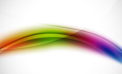 Colorful wave line, abstract background with light and shadow