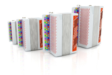 Naklejka premium Musical instruments - bayans