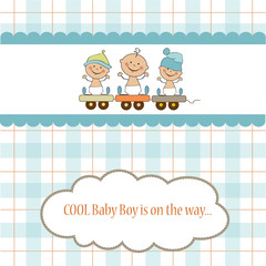 baby boy shower card
