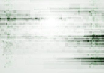 Fototapeta premium Light green grunge tech vector background