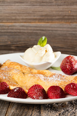 Erdbeerpfannkuchen
