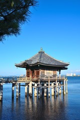 近江八景　満月寺浮御堂