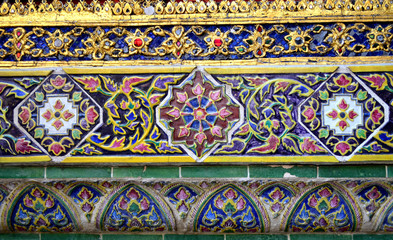 Colorful ceramic decoration