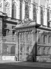 PARIS, FRANCE, on AUGUST 29, 2015. Architectural details of the historical building 